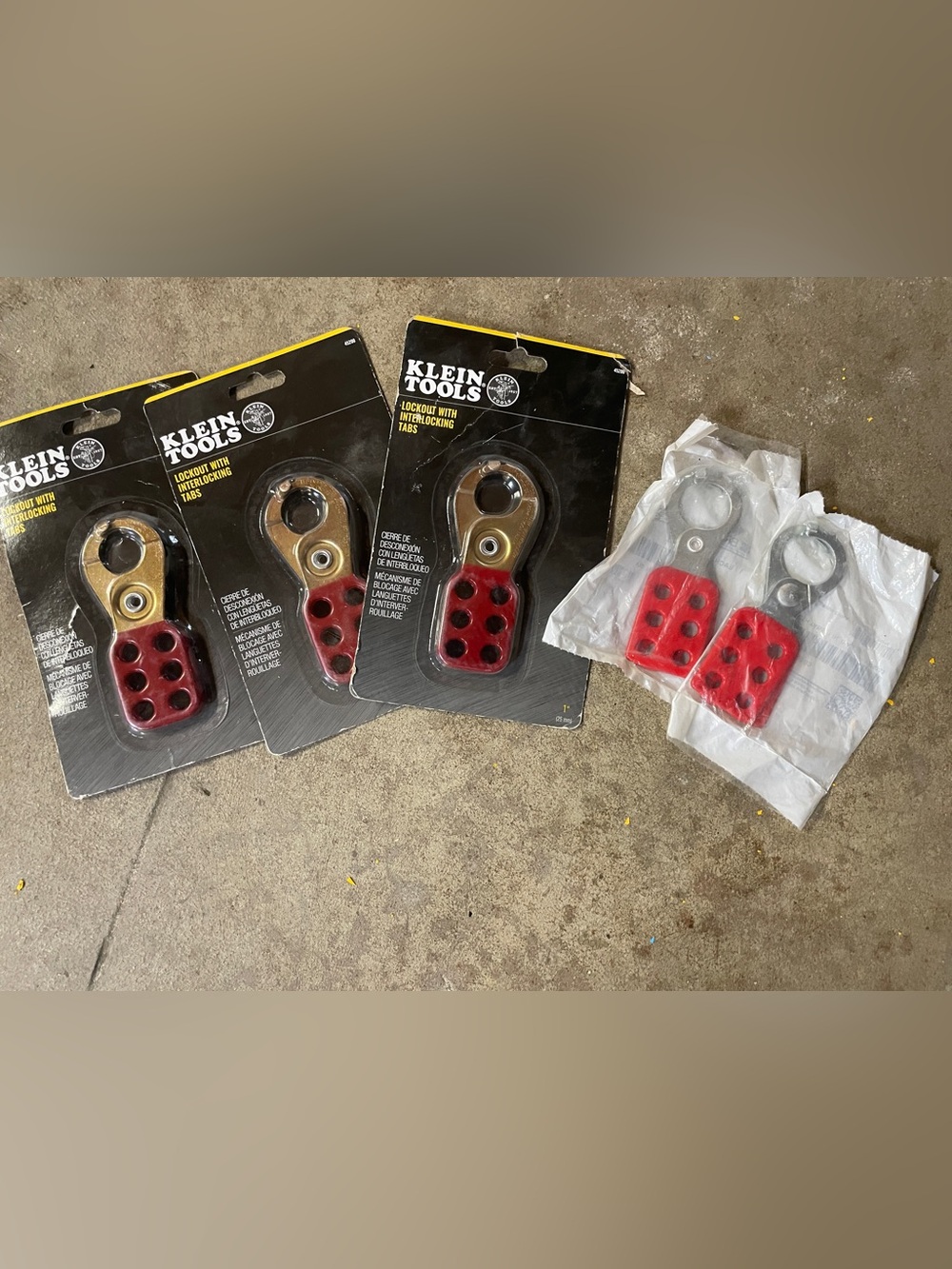 Red Lockout with Interlocking Tabs - Safety Device